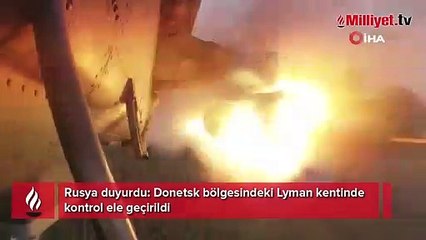 Rusya duyurdu: Donetsk bölgesindeki Lyman kentinde kontrol ele geçirildi