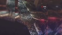 İran'da çöken bina sonrası başlayan gösteriler şiddet eylemlerine dönüştü
