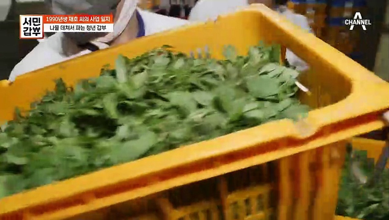 '이야 세상 좋아졌네♥' 배송 받아 바로 무쳐서 먹으면 끝?! 나물 데쳐서 파는 청년...