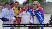 La afición del Real Madrid conquista París antes de la final