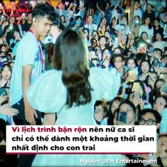 Con trai Hòa Minzy nũng nịu không cho mẹ đi làm: “Mẹ ở nhà với con đi” | Điện Ảnh Net