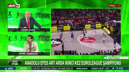 Anadolu Efes art arda ikinci kez EUROLEAGUE şampiyonu