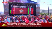 Cumhurbaşkanı Erdoğan ve İlham Aliyev TEKNOFEST heyecanına ortak oluyor