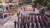 Los reyes presiden el desfile de las Fuerzas Armadas en Huesca
