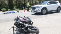 Karşı yönden gelen kamyonla çarpışan motosiklet sürücüsü hayatını kaybetti