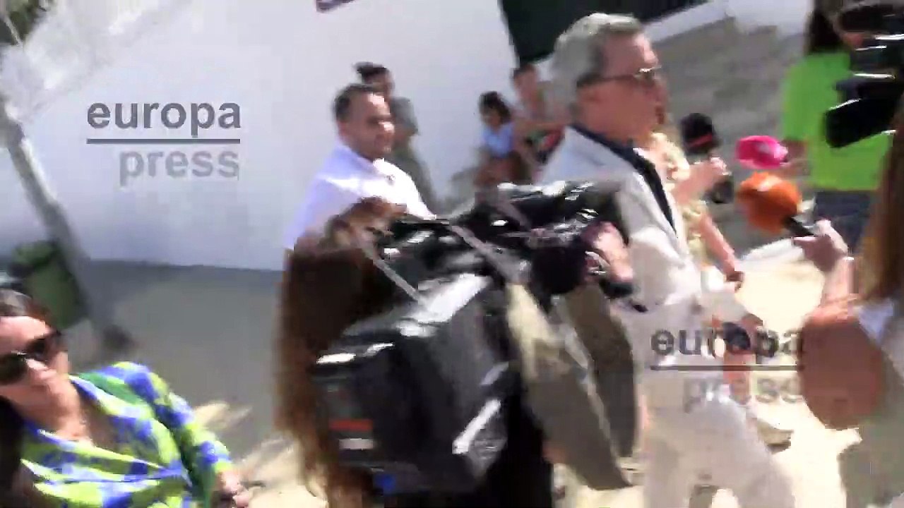 Ortega Cano y Gloria Camila en la misa homenaje a Rocío Jurado