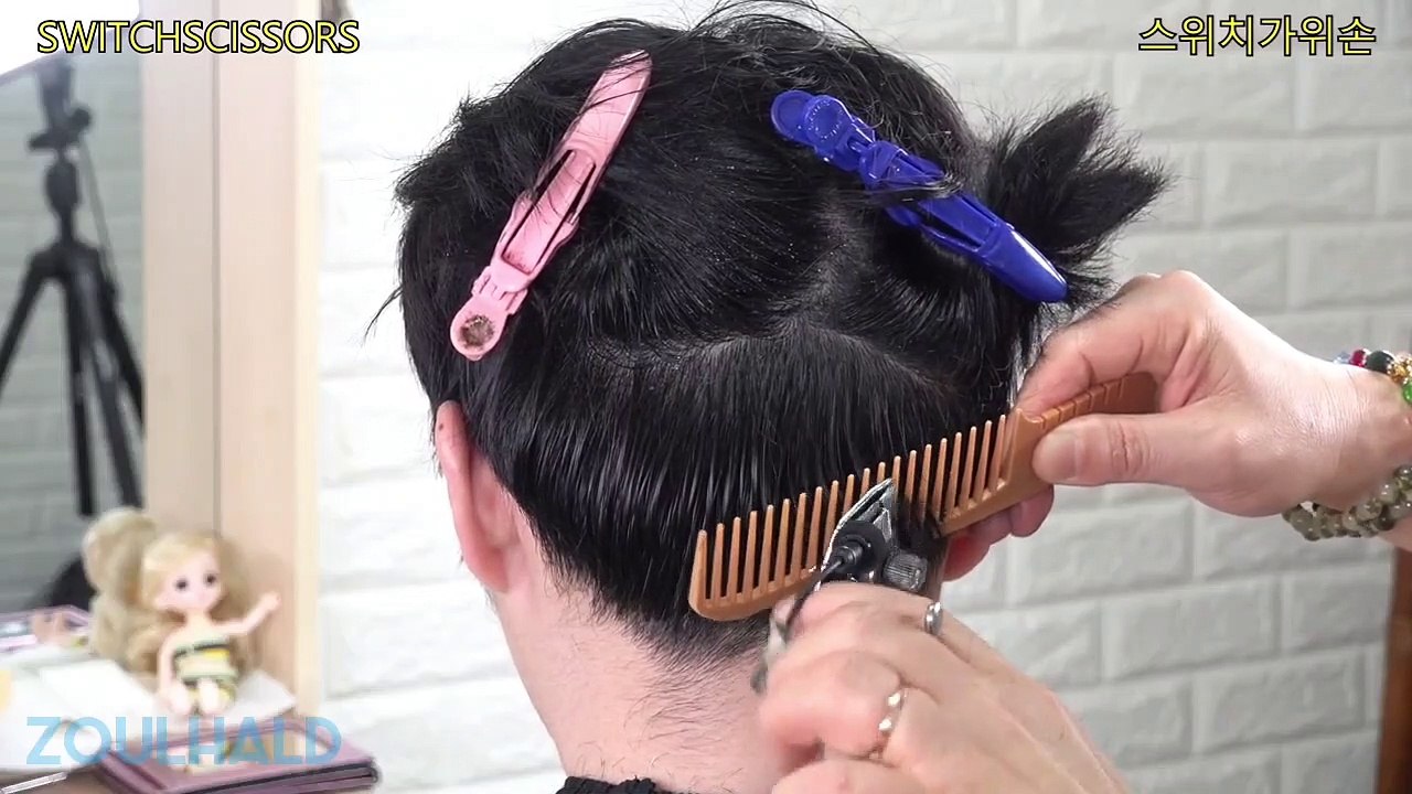 Bagaimana suaranya ? Potong rambut gunting manual dan gunting+ suara hujan