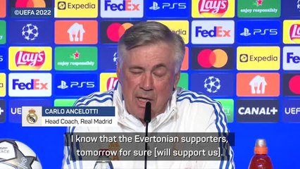 Half of Merseyside wants Madrid - Ancelotti on Everton support