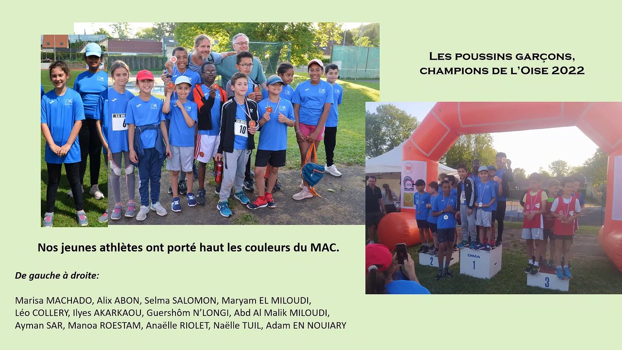 CHAMPIONNATS DE L' OISE PAR EQUIPE POUSSINS / POUSSINES 2022