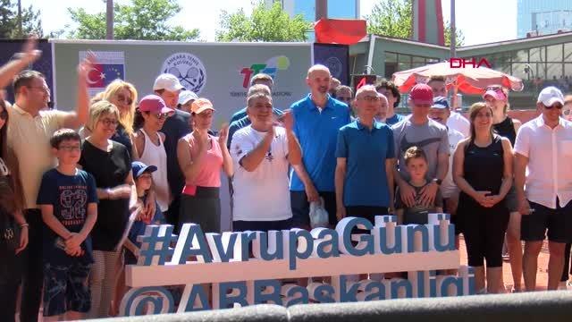 SPOR Ankara'da 'Avrupa Günü Tenis Turnuvası'