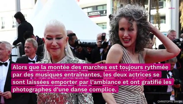Cannes 2022 : le passage très remarqué d’Andie MacDowell et d’Helen Mirren sur le tapis rouge
