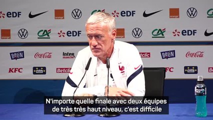 Télécharger la video: Finale - Deschamps veut que le Real l’emporte pour Karim Benzema