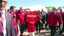 Cumhurbaşkanı Erdoğan, TEKNOFEST Azerbaycan’ın Seçkin Gözlemci Günü’ne katıldı