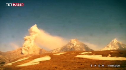 Rusya'da yanardağ patlaması