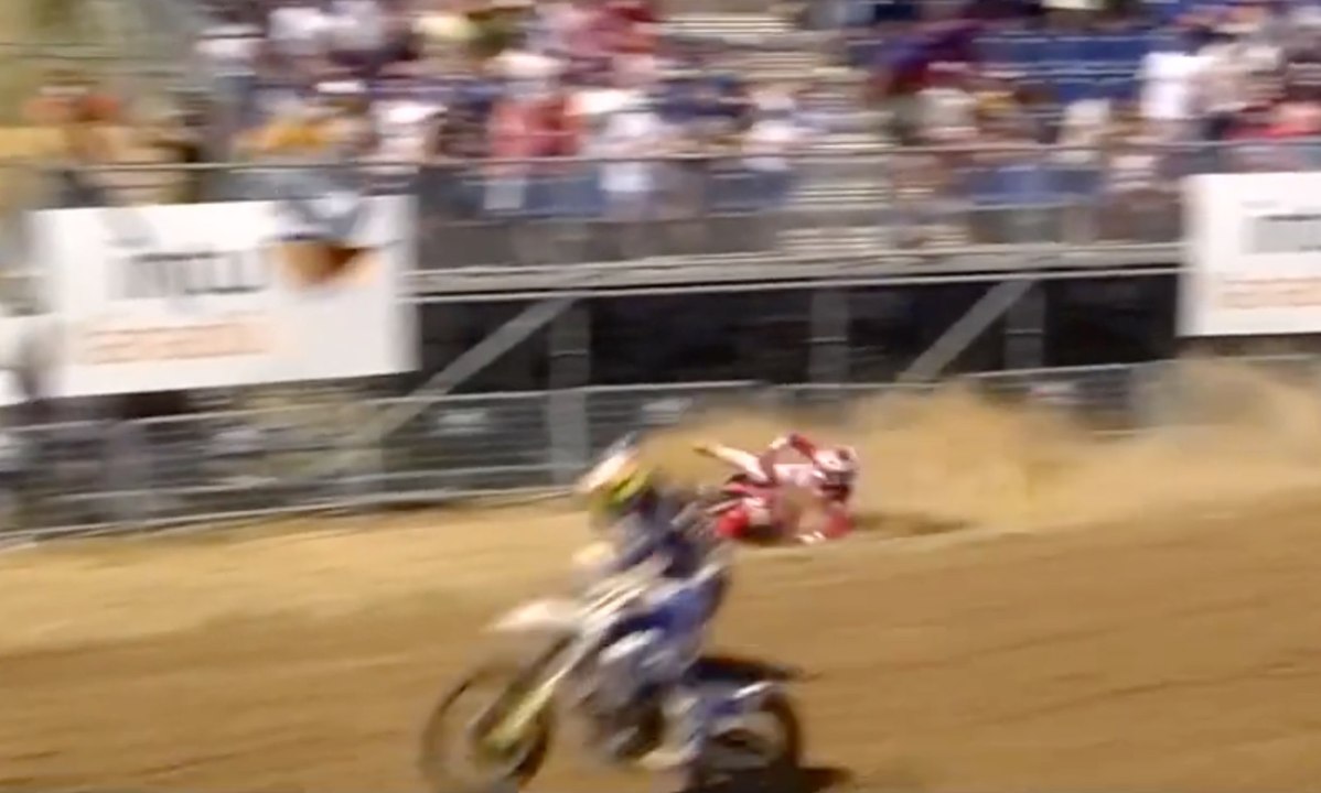MXGP Spagna Tim Gajser incidente
