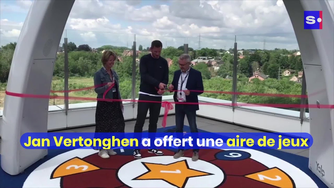 Jan Vertonghen a offert une aire de jeux aux enfants hospitalisés au MontLégia