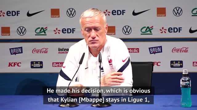 Mbappe staying at PSG good for France - Deschamps