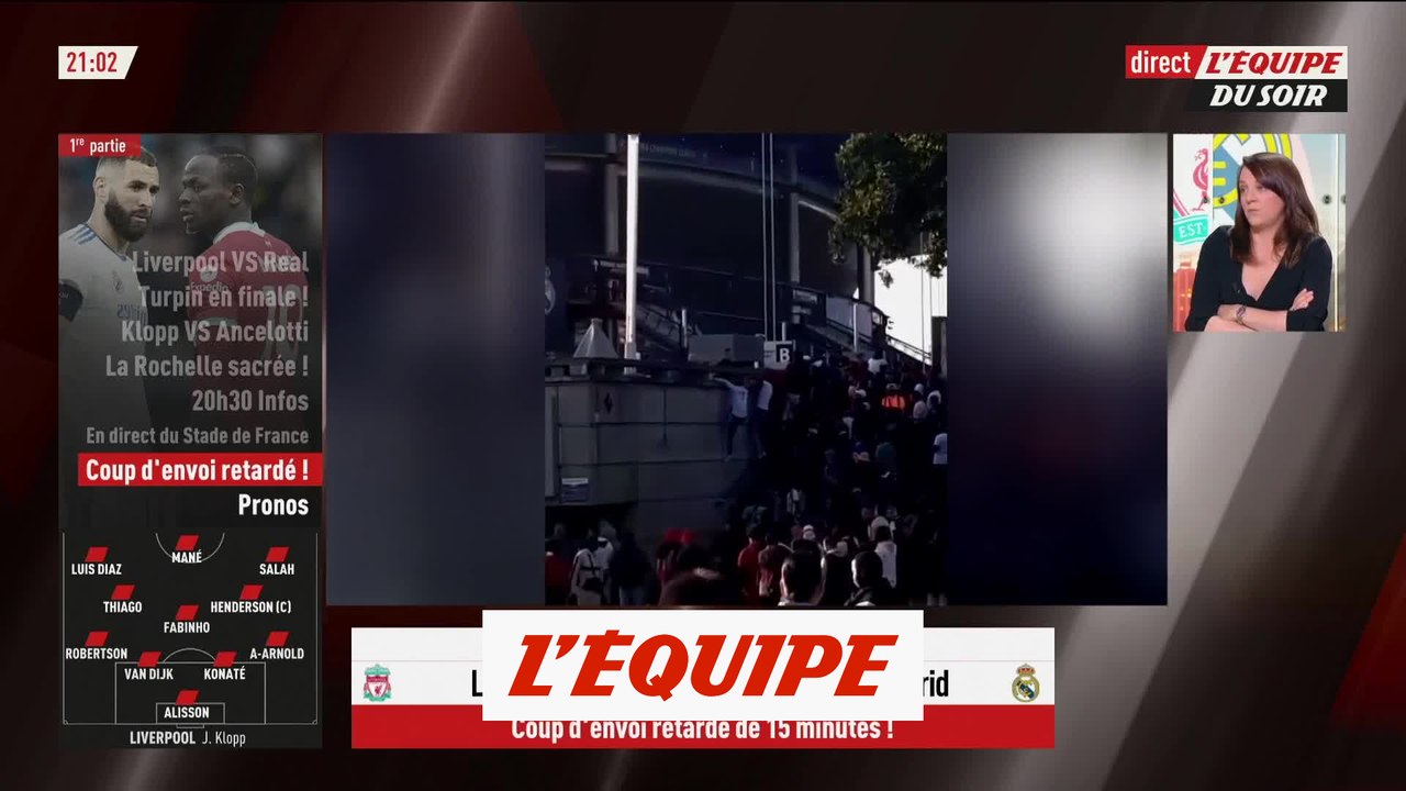 Des supporters escaladent les murs et forcent l'entrée du SdF - Foot - C1 - Liverpool-Real Madrid