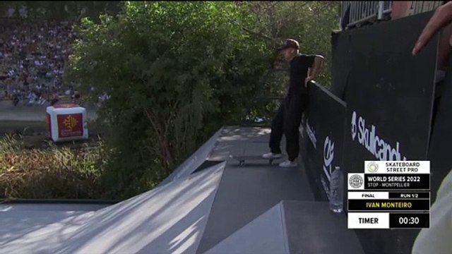 Ivan Monteiro | 3rd place - Skateboard Street Pro Men Final | #FISEMontpellier 2022