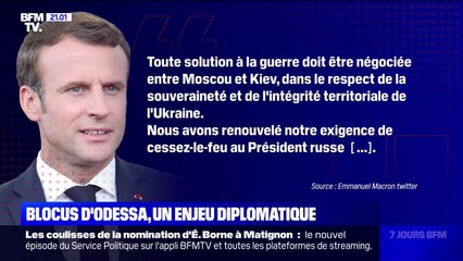 Guerre en Ukraine: la levée du blocus d'Odessa, un enjeu diplomatique