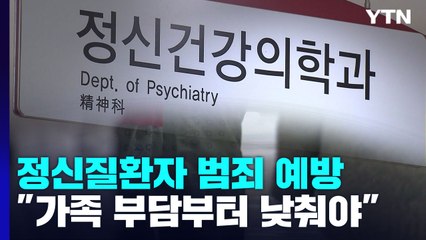 잇단 정신질환자 범죄 어떻게?..."가족 부담↓ 국가 책임↑" / YTN