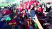 Images maritima: la célébration des joueurs du FC Martigues ave les supporters