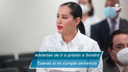 Multan a Sandra Cuevas por incumplir sentencia; le advierten de arresto
