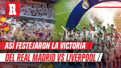 Real Madrid ganó la final de la Champions League y desataron un gran festejo