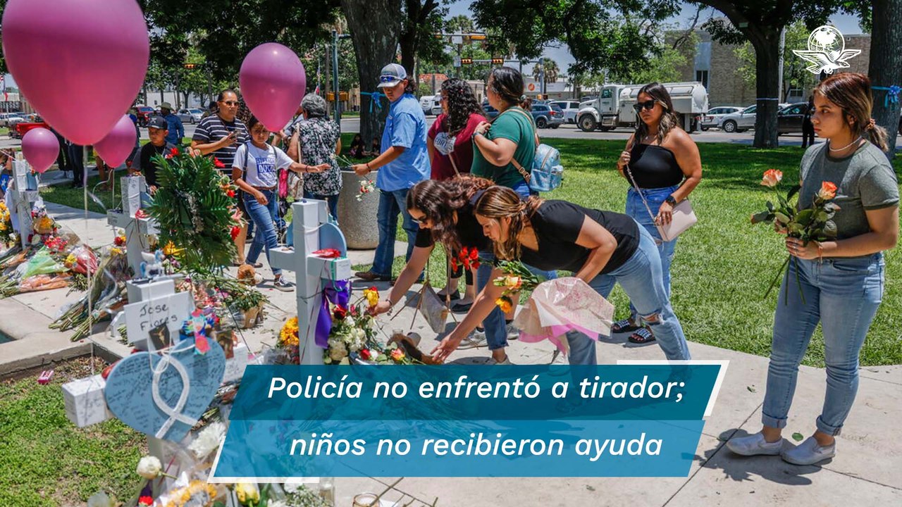 "Cobardes", familiares de las víctimas del tiroteo en Texas critican respuesta policiaca