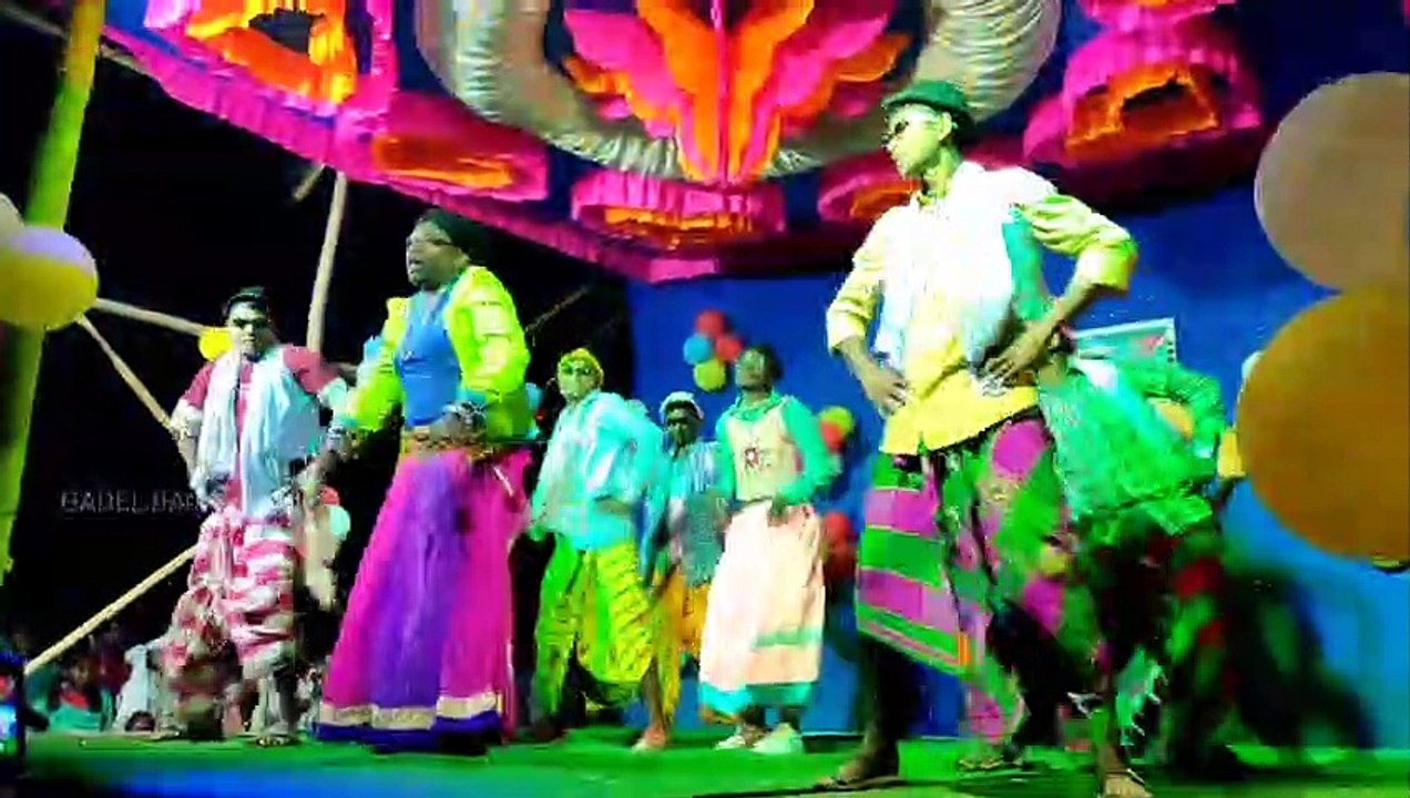 New Santali Girls and Boys stage group Dance | New santali video song |