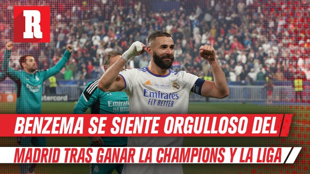 Benzema tras ganar la Champions League: ‘Fue una campaña difícil y lo merecemos’