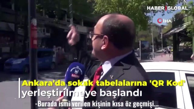 Ankara Büyükşehir Belediyesi, Başkentteki sokak tabelalarında ‘QR Kod’ dönemini başlattı: Uygulama tam not aldı!