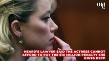 How will Amber Heard pay over $10 million in damages to Johnny Depp?