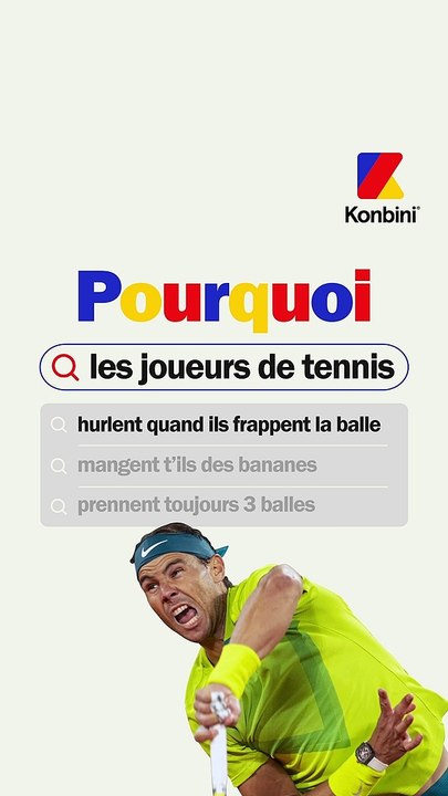Pourquoi les joueurs de tennis hurlent quand ils frappent la balle ?