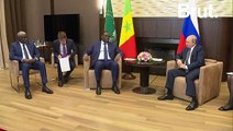 Les premiers mots de Vladimir Poutine à Macky Sall (Texte et images)