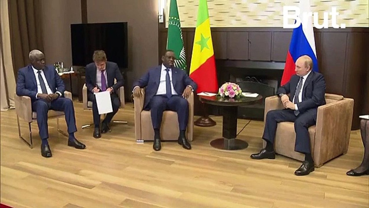 Les premiers mots de Vladimir Poutine à Macky Sall (Texte et images)