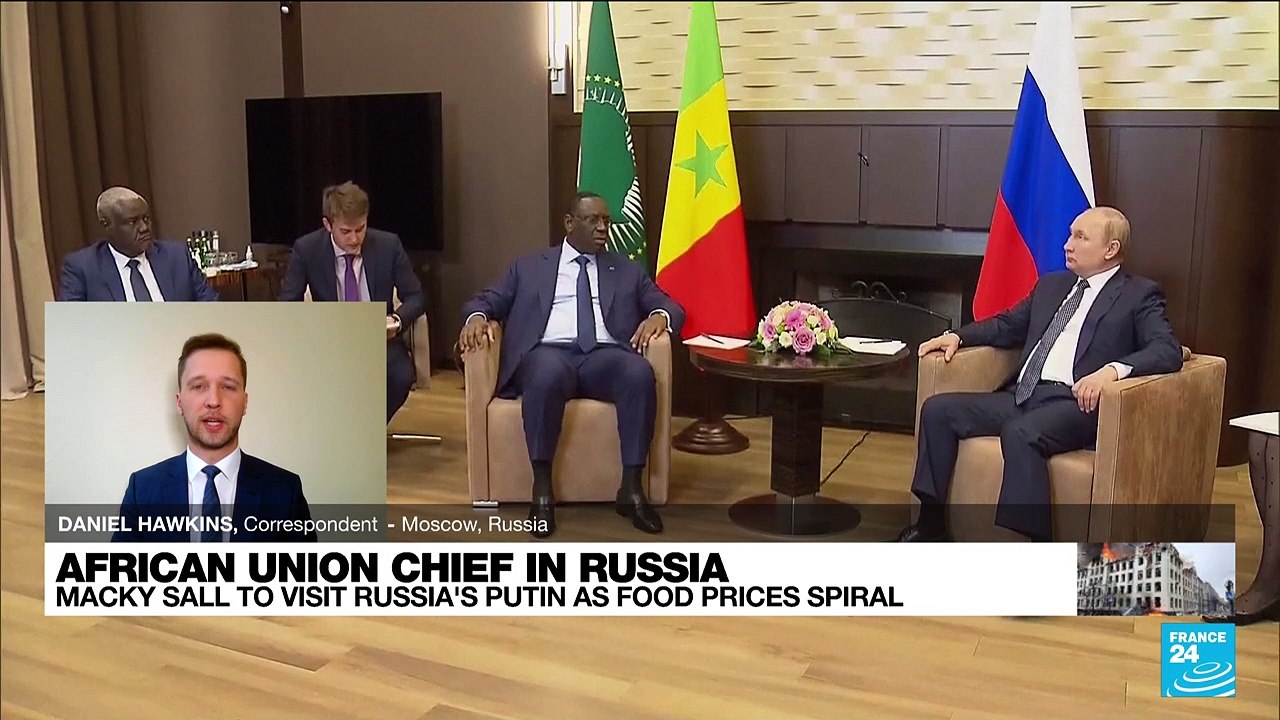 African Union head tells Putin Africans 'victim...