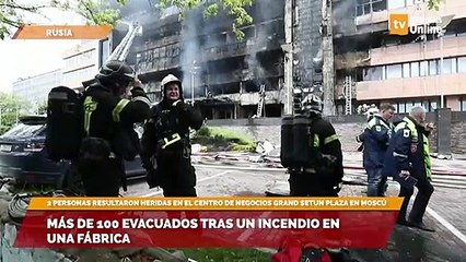 Más de 100 evacuados tras un incendio en una fábrica