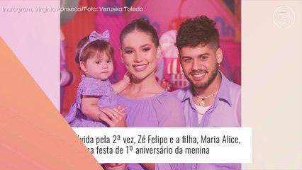 Virgínia Fonseca filma filha, Maria Alice, 'dirigindo' carro de R$ 3 mil: 'Ela está passando'