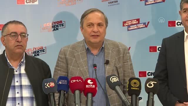 CHP'nin Van'da düzenlediği Belediye Başkanları Çalıştayı sona erdi
