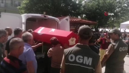 Muğla'da şehit olan ormancı için tören düzenlendi