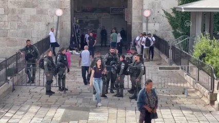 Kudüs'te aşırı sağcı Yahudilerin "bayrak yürüyüşü"ne tepki