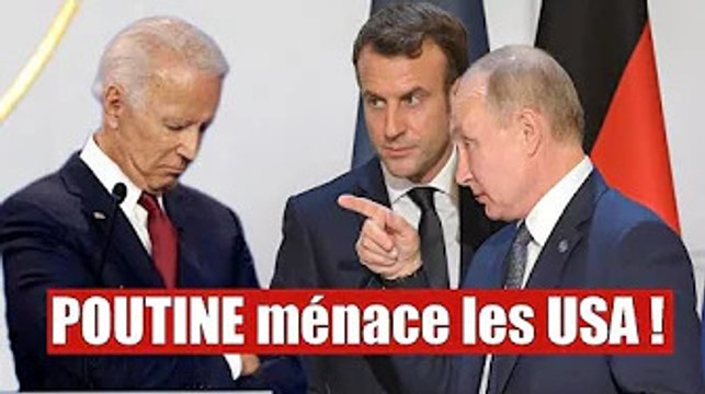 POUTINE menace Joe BIDEN et MACRON sur les livraisons d’armes à l’Ukraine
