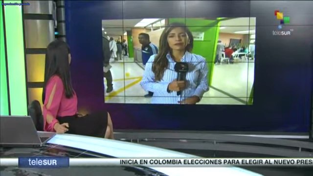 Colombianos asisten a centros electorales a ejercer su derecho al voto