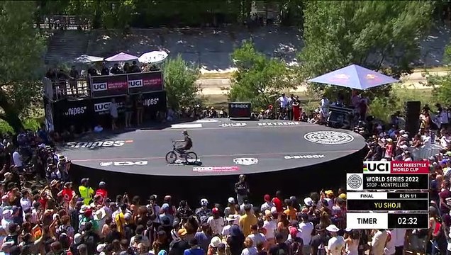 Yu Shoji | 2nd place - UCI BMX Freestyle Flatland World Cup Men Final | #FISEMontpellier 2022