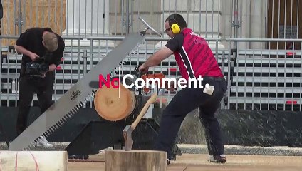 New Zealander wins lumberjack world championship in Vienna