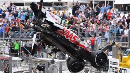 Aracın son halini görenler "Nasıl kurtuldu?" diyor! Dünyaca ünlü Formula 1 pilotu ölümden döndü