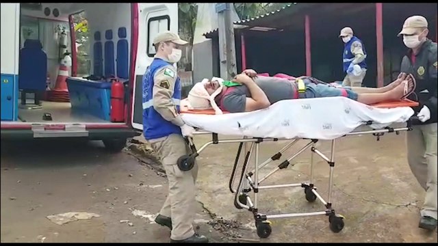 Homem fica ferido ao ser agredido pela companheira no XIV de Novembro