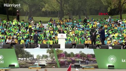 Devlet Bahçeli, Atatürk Havalimanı Millet Bahçesi'nde konuştu