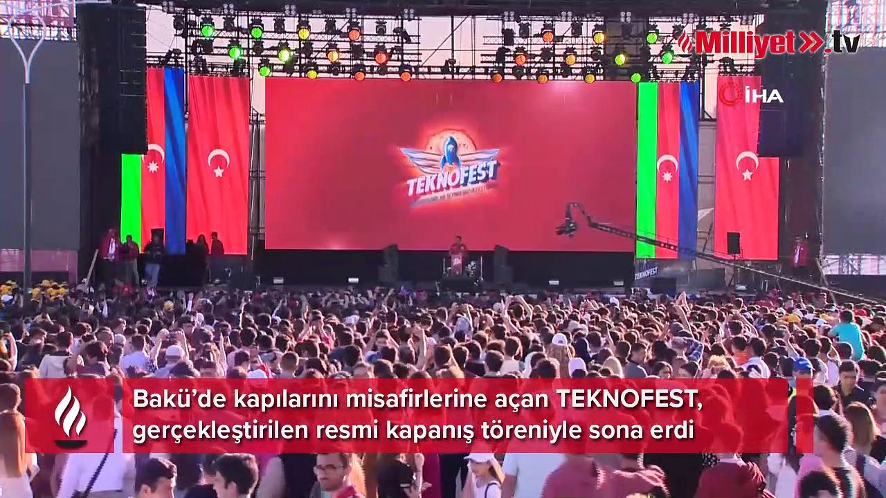 TEKNOFEST Azerbaycan’ın kapanış töreni gerçekleştirildi